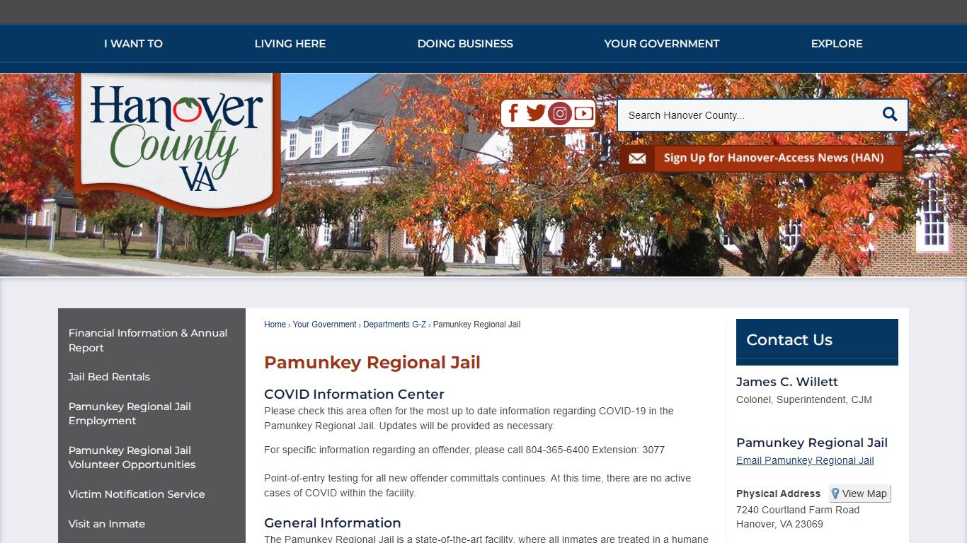 Pamunkey Regional Jail | Hanover County, VA